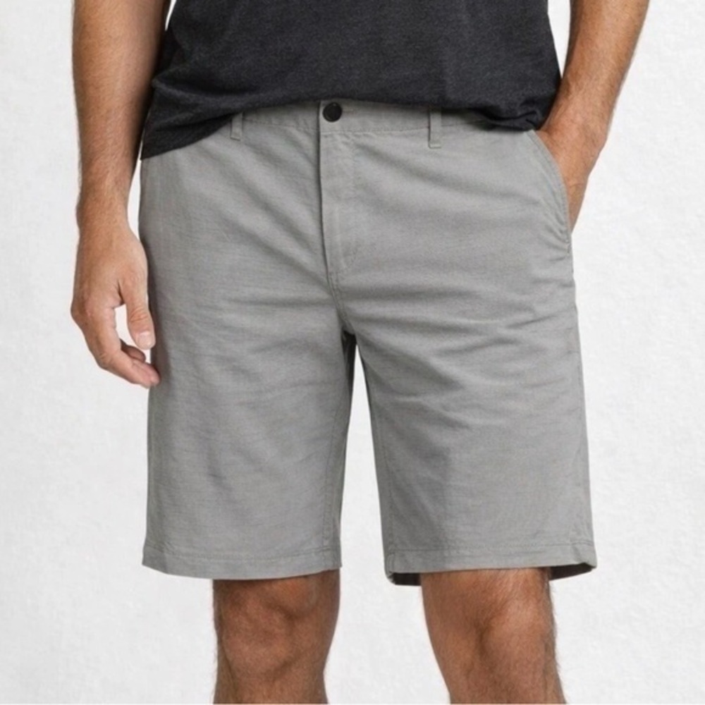 Vuori grey stripe shorts